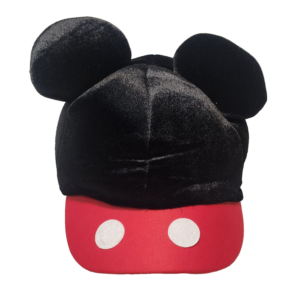 Mickey Mouse Ears Hat Ball Cap Disney Parks Stretchy One Size Fits Most OSFM
